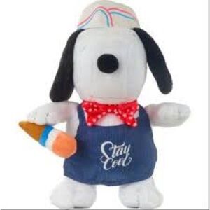 NWT Limited Edition Peanuts Snoopy Ice Cream “ Stay Cool 11” plush